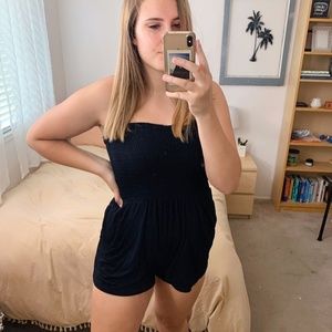 American Eagle Strapless Romper